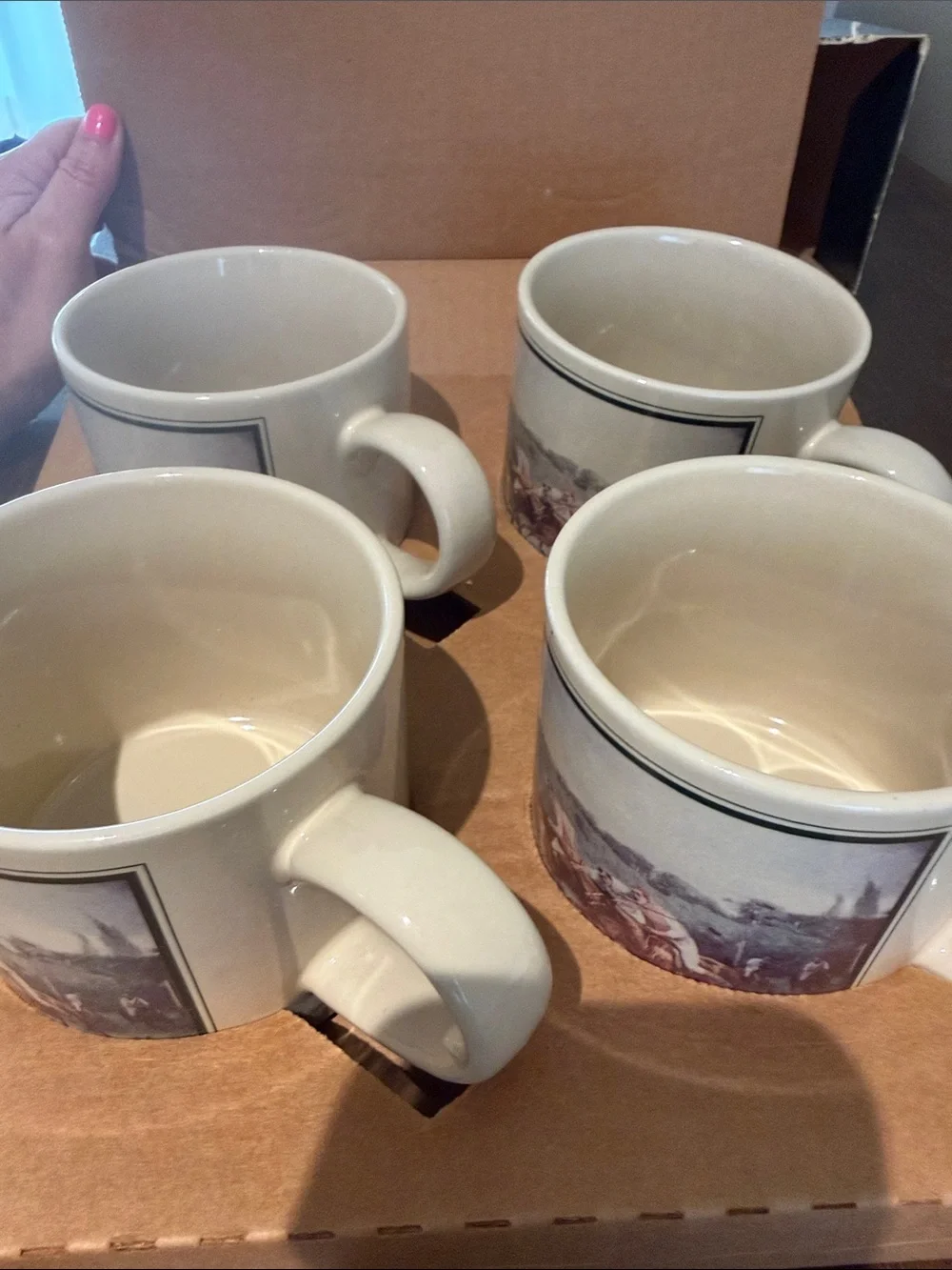 Vintage Polo by Ralph Lauren Country Mugs Set of 4